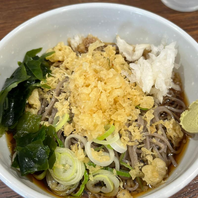 冷やしたぬきそば(大橋や)