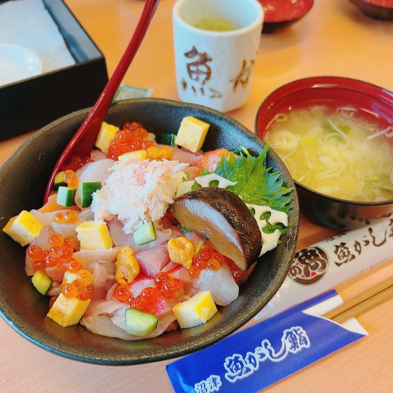 特上みぞれ丼(沼津魚がし鮨 流れ鮨 富士宮店)