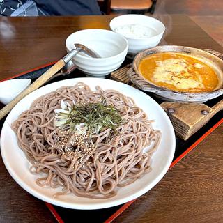 Wチーズカレー蕎麦(つけ蕎麦和だす)