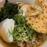 肉ゴボウ天うどん