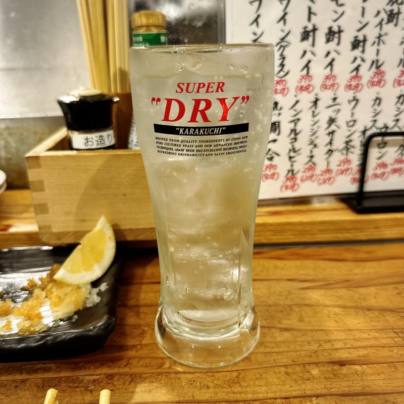 プレーン酎ハイ(酒処わすれな草)