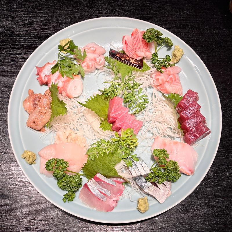 刺身盛り(寿司居酒屋 樽)