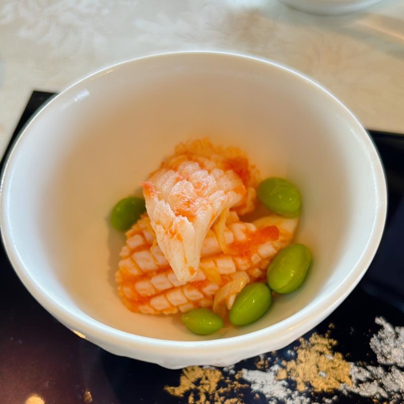 中国オーダーランチブッフェ（アオリイカとトマト夏野菜和え）(中国料理 翆陽)