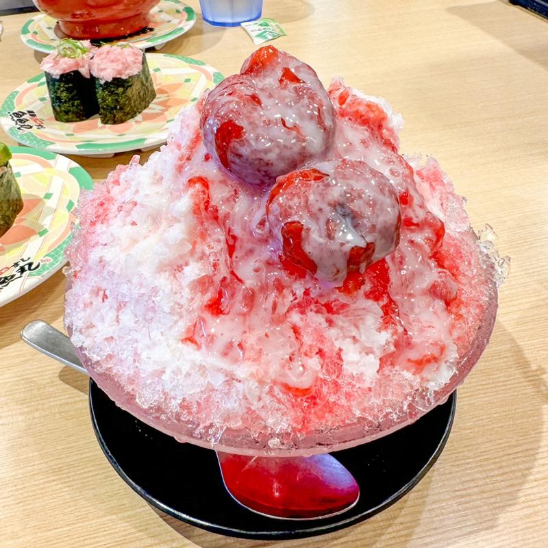かき氷 いちご(魚魚丸 浜松森田店)