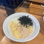 背脂の和え玉(麺処 にぼし香 (NIBOSHI KOH) 水天宮本店)