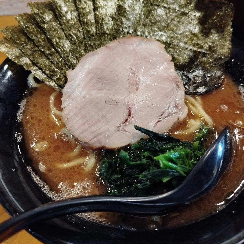 ラーメン（並）海苔トッピング(横浜家系ラーメン 麺家福増)