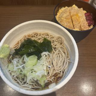 ミニカツ丼セット(蕎麦 はないち)