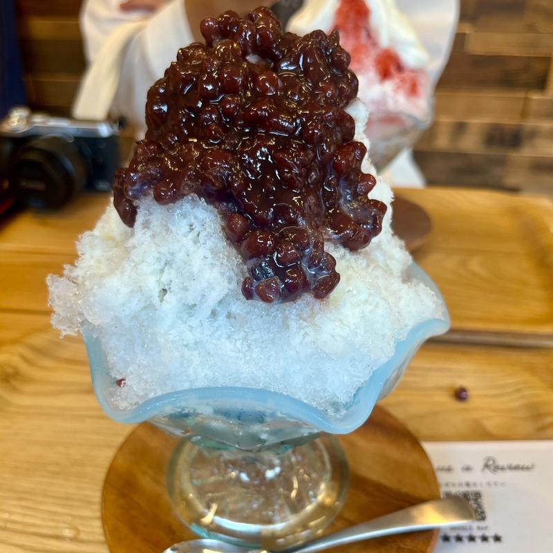 自家製あずきミルク　かき氷(カノコヤ Kanokoya)