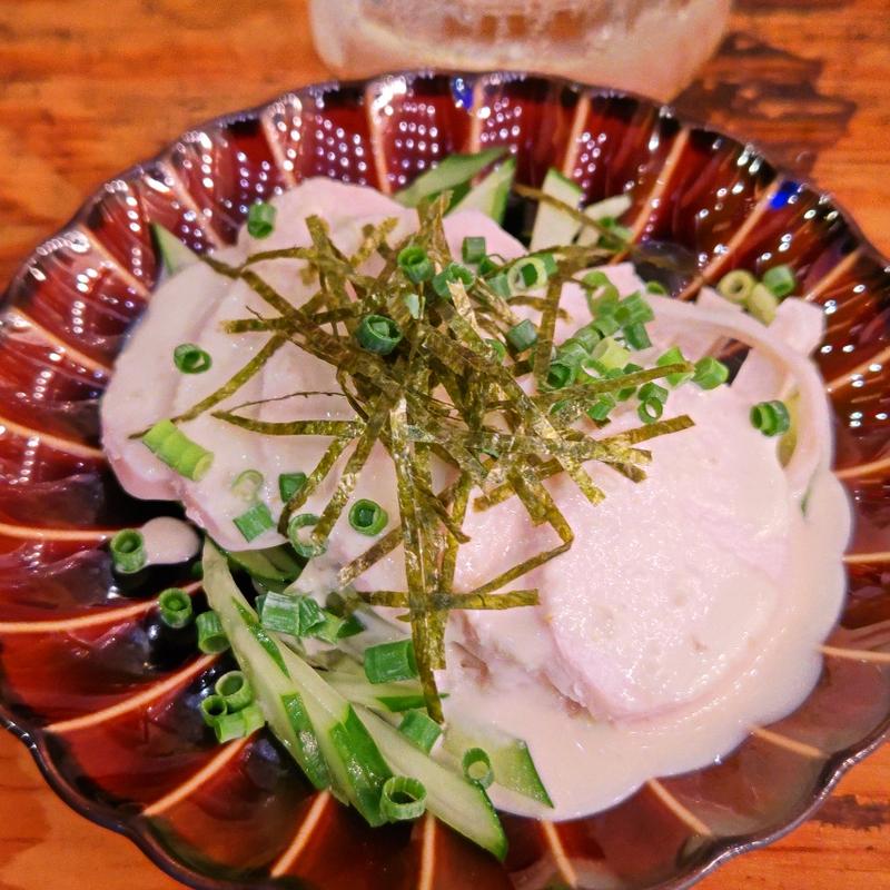 白いトリワサ(串焼き。ビストロガブリ 野毛一番街店)