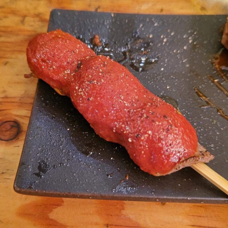 すなぎも アラビアータソース(串焼き。ビストロガブリ 野毛一番街店)