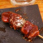 豚たん(たんシチュー風デミソース)(串焼き。ビストロガブリ 野毛一番街店)