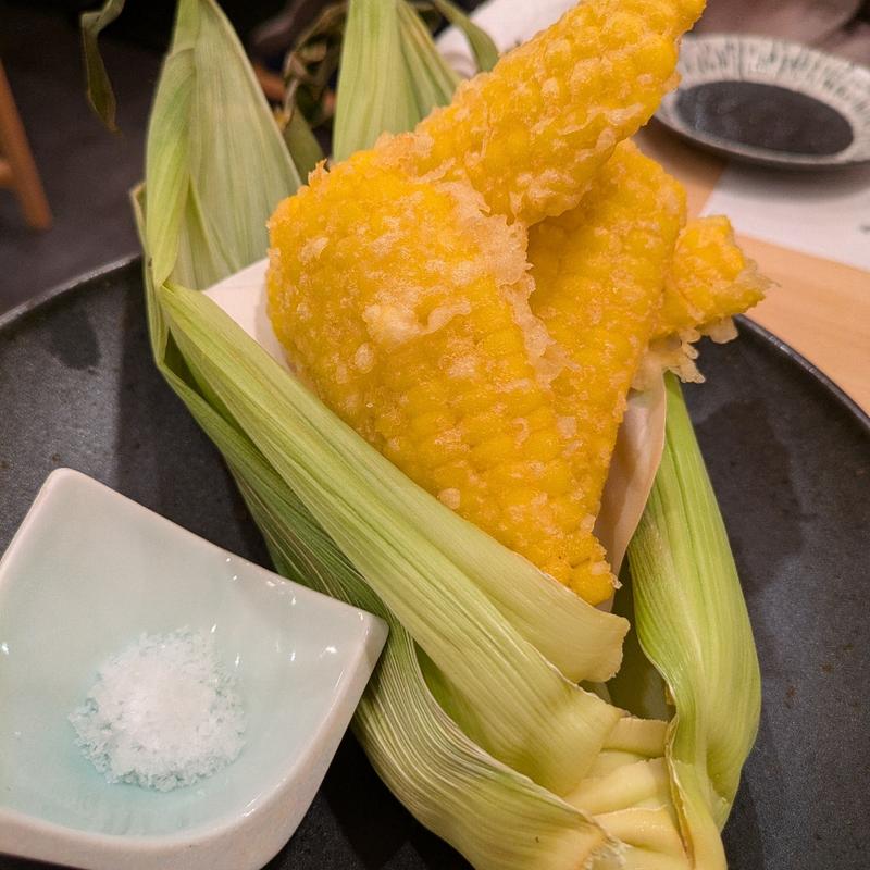 もろこし天ぷら(なな福)