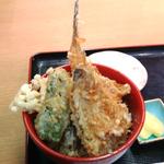 特大真ハゼ天丼