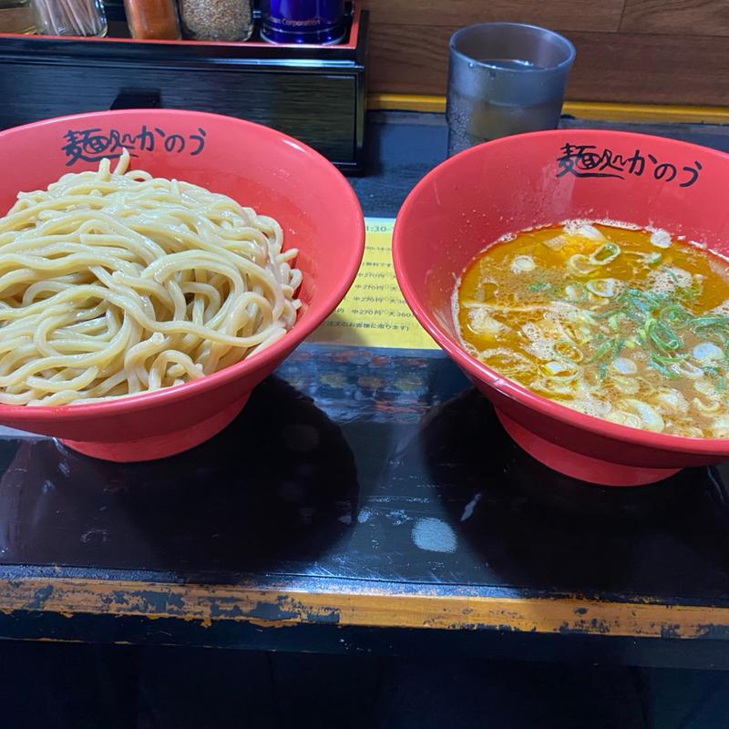 えび味噌つけ麺(麺処かのう)