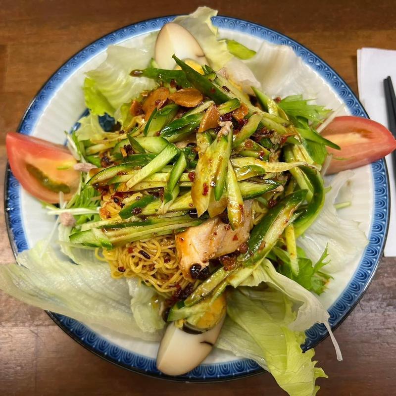 冷やし中華(餃子菜館 万徳)