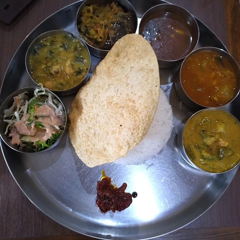 シリバラジ・レギュラー・ベジ・ミールス(シリバラジ 水道橋店)