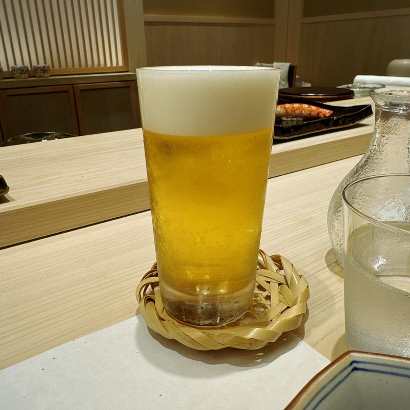 プレミアム生ビール熟撰(銀座 すし傳)