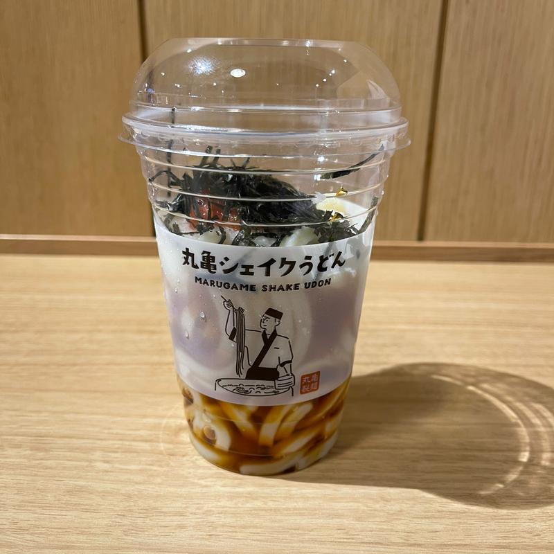 明太とろろシェイクうどん(丸亀製麺晴海トリトン)
