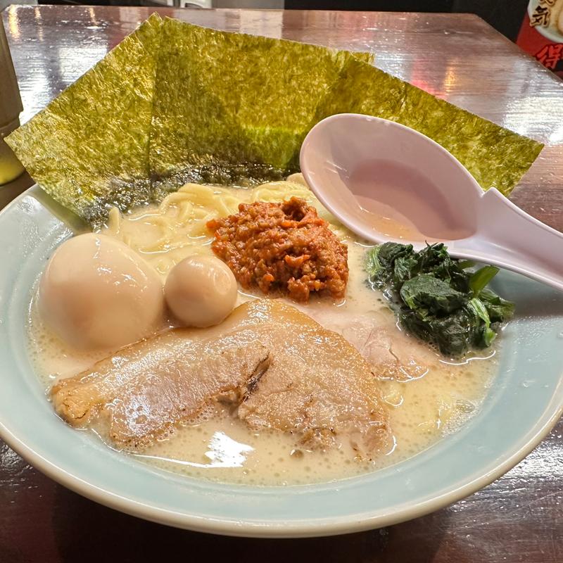 魂心らーめん塩(横浜家系ラーメン 上三川 魂心家)
