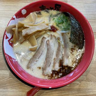 牛白湯ラーメン+とろーりチャーシュー+メンマ(ラーメンまこと屋 福島店)