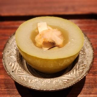 冬瓜のスープ 白甘鯛の唐揚げ 松茸(廣澤)