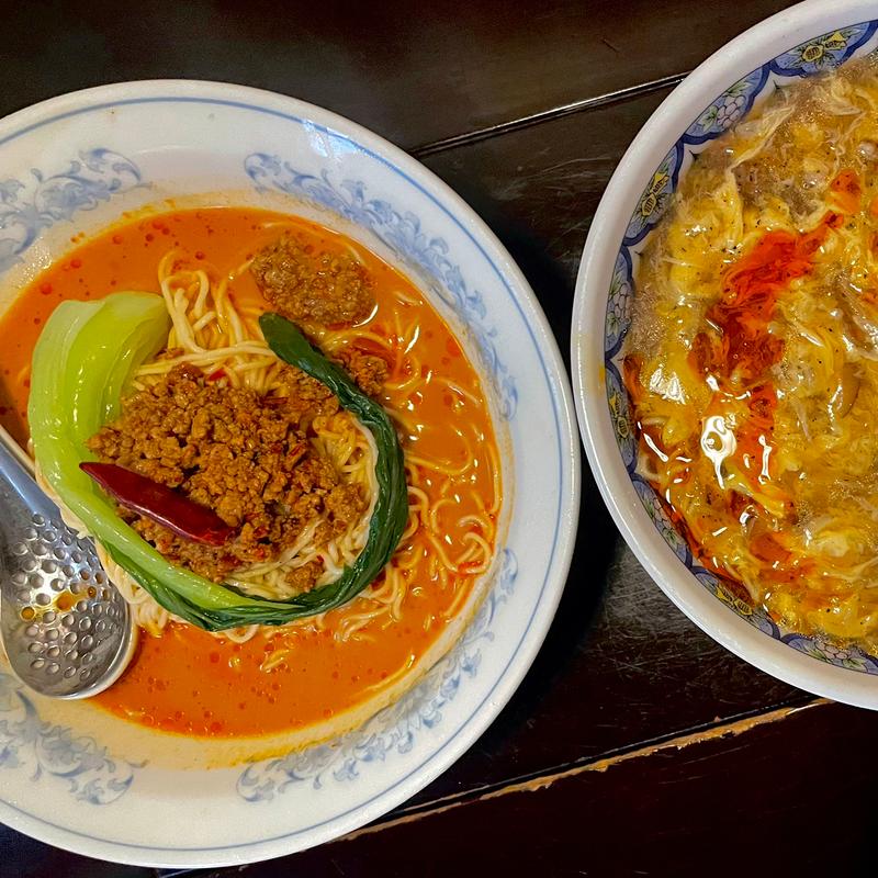 冷やし担々麺(中国ラーメン 揚州商人 第二産業南中野店)