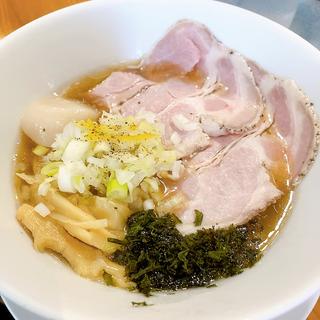 冷やし貝出汁ラーメン(麺屋会心の一振り)