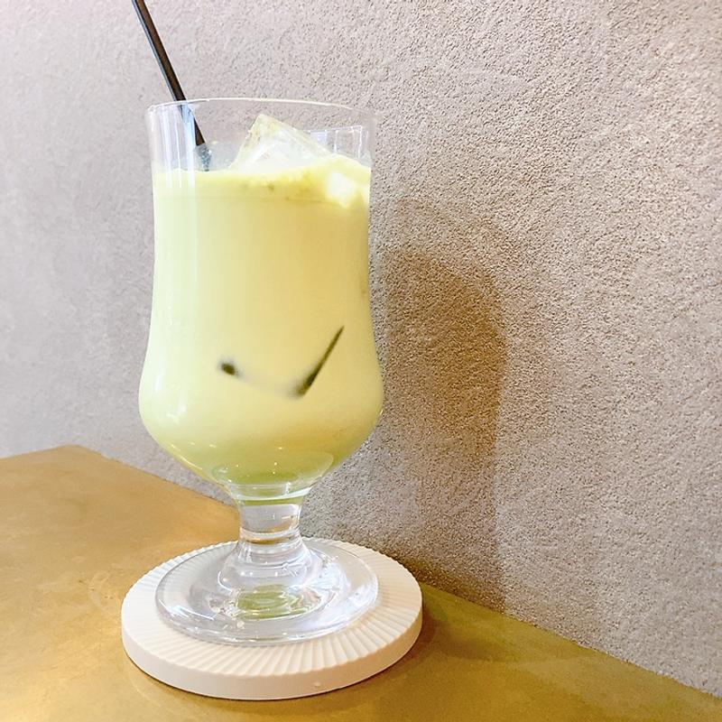 抹茶ラテ（アイス）(Curry Cafe Ashika)