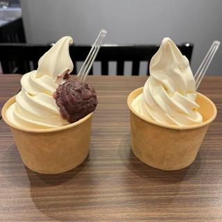 あずきソフト ソフトクリーム(口福堂 ラゾーナ川崎プラザ店)