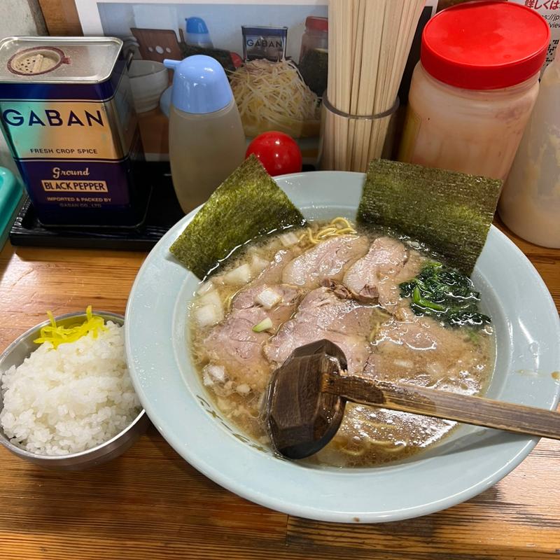 チャーシュー麺　半ライス(ラーメンショップ椿 上彦川戸店)