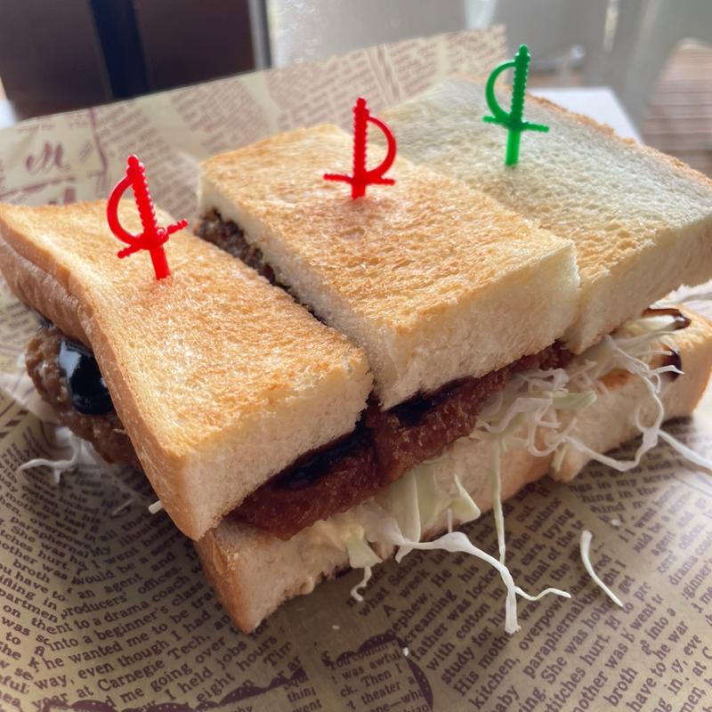 トンカツサンド(ビーチカフェ オアシス)