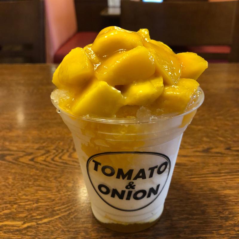 マンゴーのフラソフティーノ(トマト＆オニオン 我孫子店)