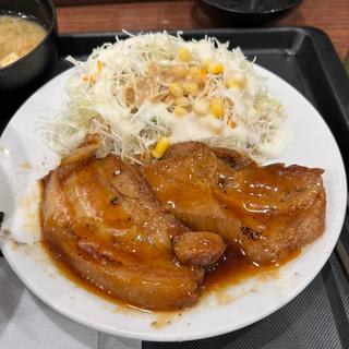 柔厚炙りチャーシューエッグ定食2枚盛(松屋 川口駅前店 )