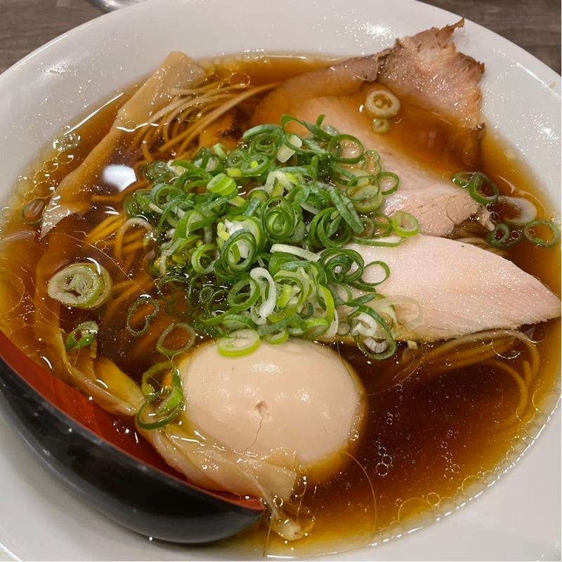 味玉醤油そば(自家製麺 竜葵 マルイ北千住店)