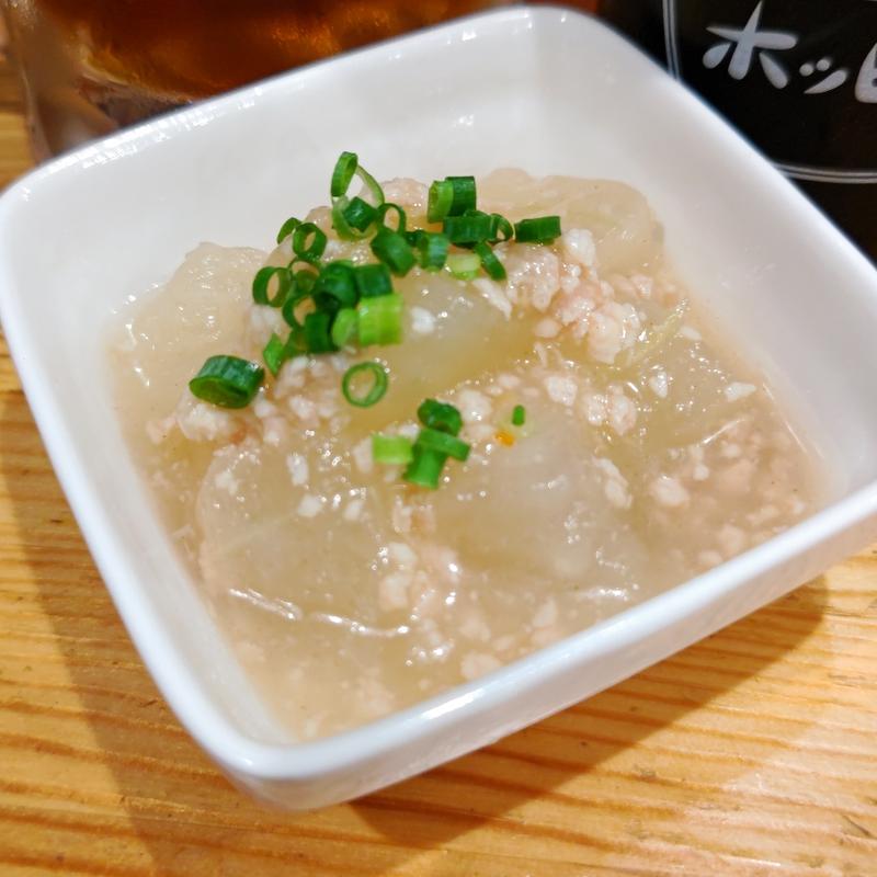 冬瓜の鶏生姜煮(国民酒場 じぃえんとるまん 関内マリナード店)
