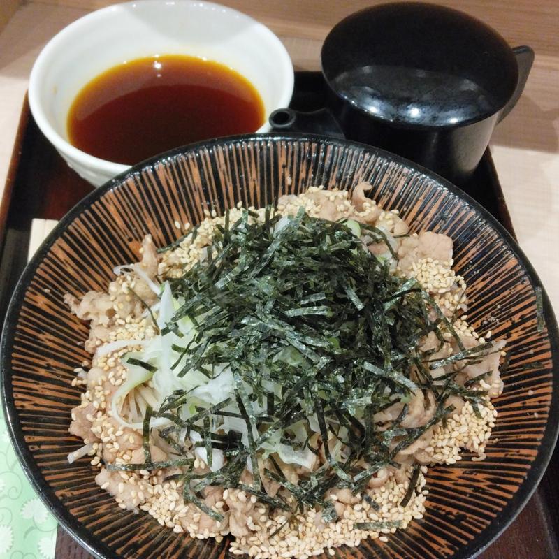 肉つけそば(生そば玉川 錦糸町駅前店)