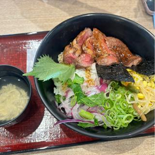 ハラミステーキ丼