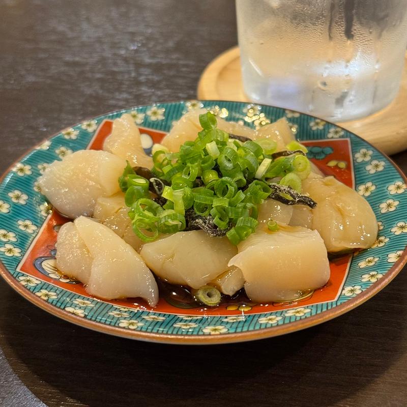 生ホタテの塩こぶ和え(ルッカ)