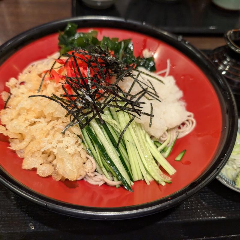 冷やしたぬきそば(逸品庵虎ノ門店)