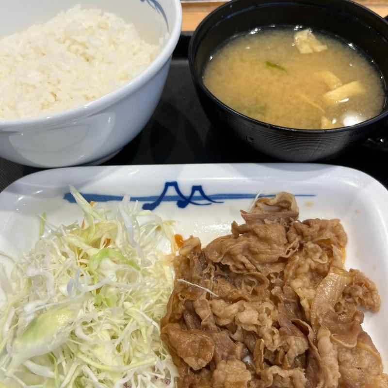 得朝牛皿定食(松屋 花小金井駅前店 )