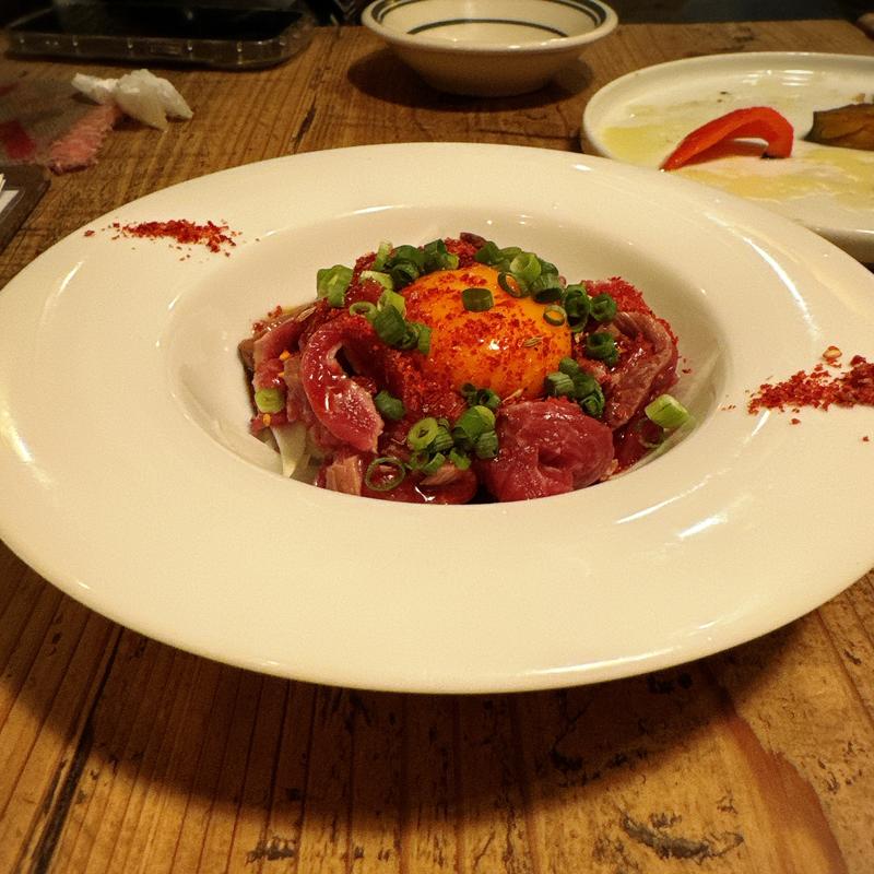 炙りラムユッケ(LambCHAN)