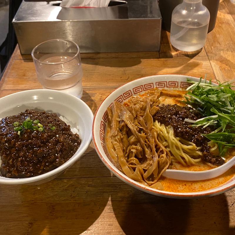 青龍＋肉みそ飯(風来房 )