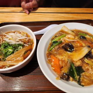 中華丼ラーメンセット