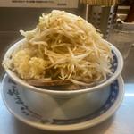 ラーメン、やさい多め、にんにく