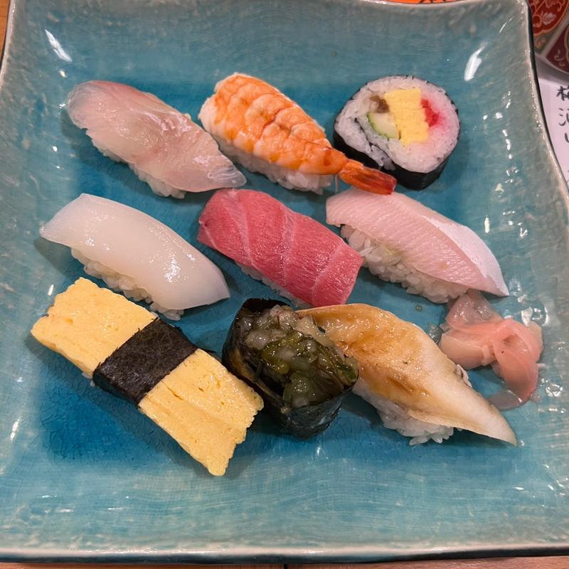 おまかせ9貫にぎり(加茂寿司)