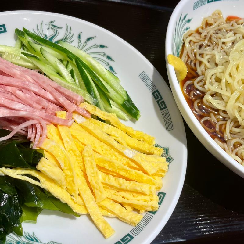 黒酢しょうゆ冷やし麺(日高屋 久米川南口店)