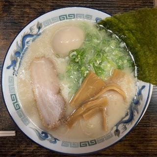 ランチセット（白ラーメン鶏白湯＋明太子御飯）(つけ麺中華そば 節 用賀店)