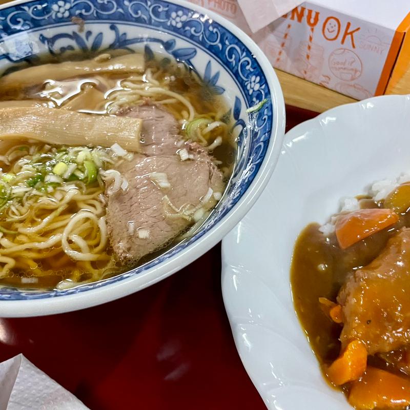 中華そば+カレー(三忠 塩分町分店 )