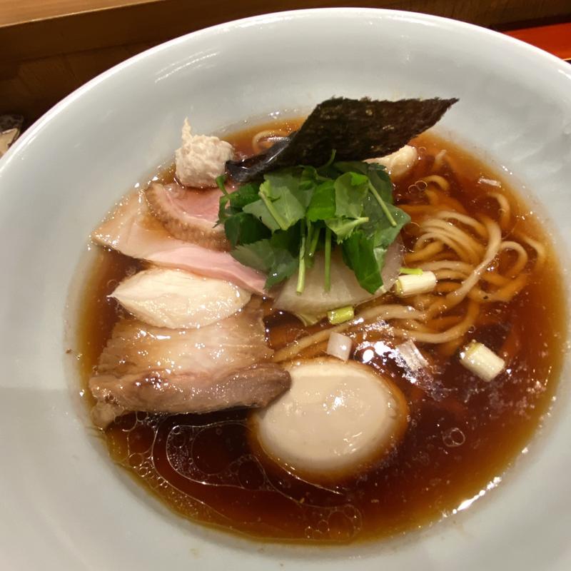 特製醤油そば、(饗 くろ㐂)