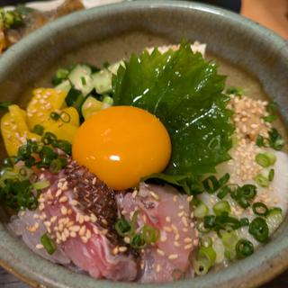 海鮮ばくだん(庄内魚河岸酒場潮彩)